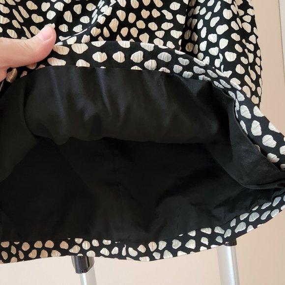 Metallic Polka Dot Jaquard Skirt - Picture 5 of 9